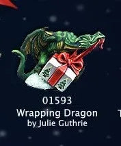 Christmas Wrapping Dragon 01593 (metal) Limited Edition
