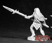 Vernicia Half-Elf Barbarian 02460 (metal)