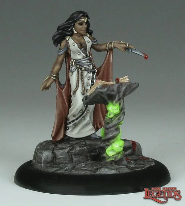 Necromancer with Tome 03138 (metal)