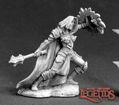 Sora Goldflame, Female Cleric 03283 (metal)