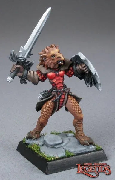 Na'Kaat, Female Half Dragon Paladin 03403 (metal)