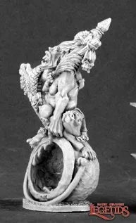 Ghoul Witch on Cauldron 03453 (metal)