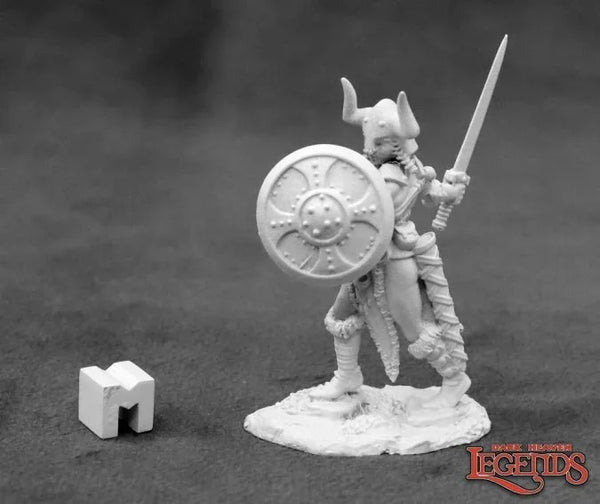 Alena Frostblade, Female Barbarian 03931 (metal)