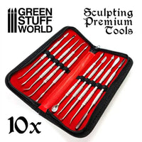 10x Professional Sculpting Tools with case 1570