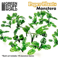 Papieren Planten - Lasercut Paper Plants Monstera 10368