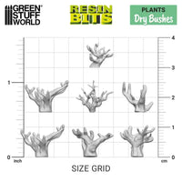 3D printed set - Dry Bushes 10406