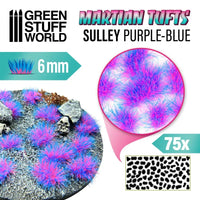 Martian Fluor Tufts 6mm - SULLEY PURPLE-BLUE 10685