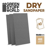 SandPaper 180x90mm - DRY 400 grit 10697