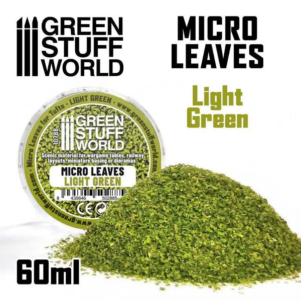 Bladeren Mini / Micro Leaves Light Green Mix 10788