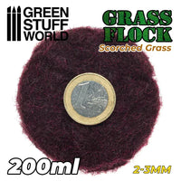 Static Grass Flock 2-3mm - SCORCHED BROWN - 200 ml 11147