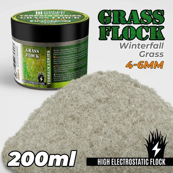Static Grass Flock 4-6mm - WINTERFALL GRASS - 200 ml 11163