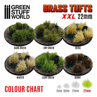 Grass TUFTS XXL 22mm self-adhesive Burnt Grass 11453