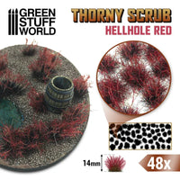 Thorny Spiky Scrubs - HELLHOLE RED 11505