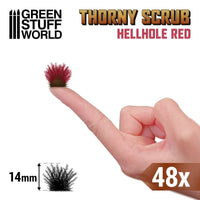 Thorny Spiky Scrubs - HELLHOLE RED 11505