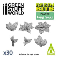 30x Large Leaves Grote Bladeren set 11606