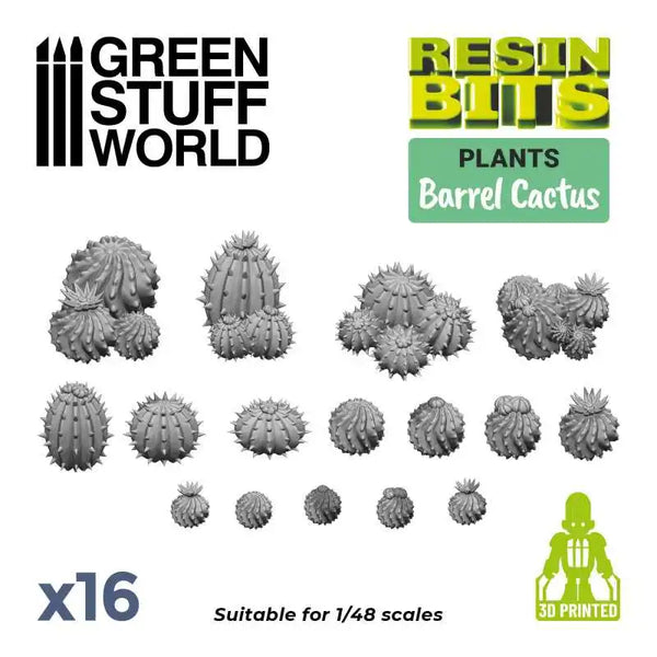 16x Barrel Cactus Vat Cactus set 11614