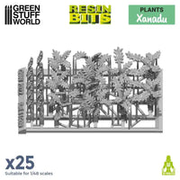 Xanadu Plants 25x - 3D printed set 11609