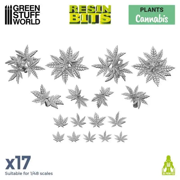 3D printed set - Cannabis 11631