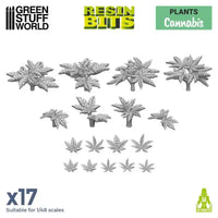 3D printed set - Cannabis 11631