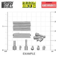 3D printed set - Grenades 12225
