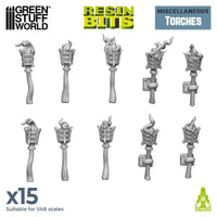 3D printed set - Torches 12241