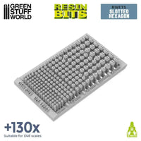 3D Printed Set - Micro Rivets Klinknagels- Hexagon 12244