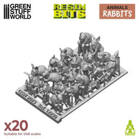 3D printed set - Rabbits 12290