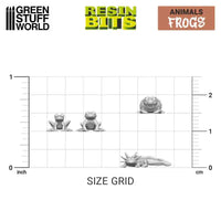 3D printed set - Frogs and Toads 12294
