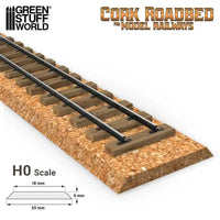 H0 Scale Cork Roadbed 12339