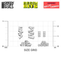3D printed set - Bullet Casings 37x 12360