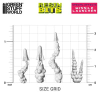3D printed set - Missile Launcher Effect 14x 12364
