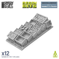Green Stuff World Wooden Food Crates 1:48 12684
