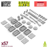 Green Stuff World WWII American Grenades 1 op 35 12712
