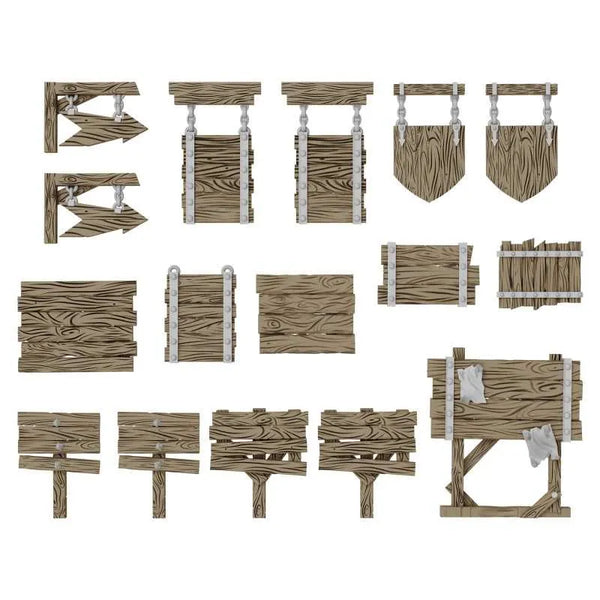 Wood-signs-1:48-1:35 12729