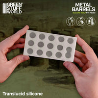 Silicone Molds - Metal Barrels 1:48 12736