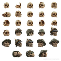 1000x Battlefield Resin Skulls 1:48-1:35 12743