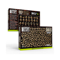 1000x Battlefield Resin Skulls 1:48-1:35 12743