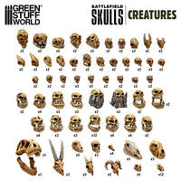 300x Battlefield Creature Skulls 1:48-1:35 12744