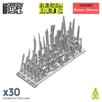 3D printed set - Swords & Daggers 30x 12791