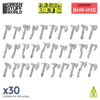 3D printed set - Hand Axes 30x 12792