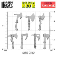 3D printed set - Hand Axes 30x 12792