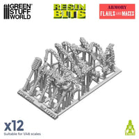3D printed set - Flails and Maces 12x 12793