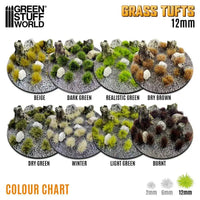 Grass TUFTS - 12mm self-adhesive - 75x - Light Green 12943