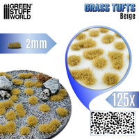 Green Stuff World Static Grass Tufts 2 mm Beige 12948