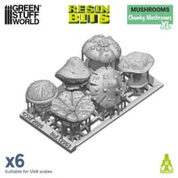 3D printed set - Chunky Mushrooms XL 12963