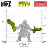 3D printed set - Dwarf Pistols 20x 12972