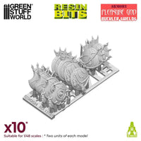 3D printed set - Pleasure God Bucklers Shields 10x 13187