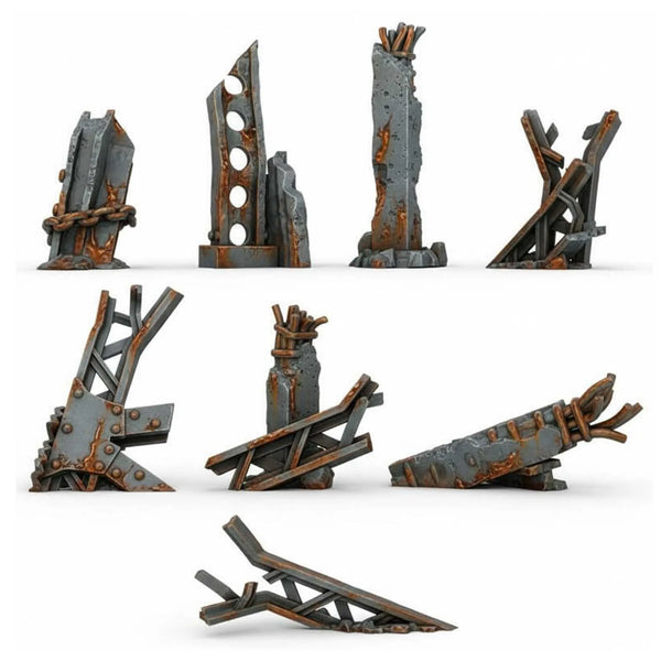 Green Stuff World Industrial Metal Beams 13206