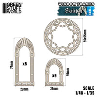 Skeleton Miniature Windows - Small 13265