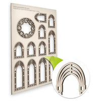 Skeleton Miniature Windows - Small 13265